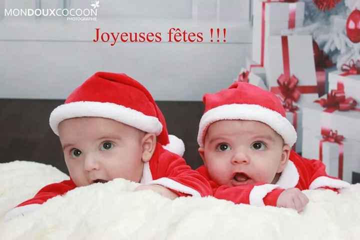 Les photos de noël de nos babychoux  - 1