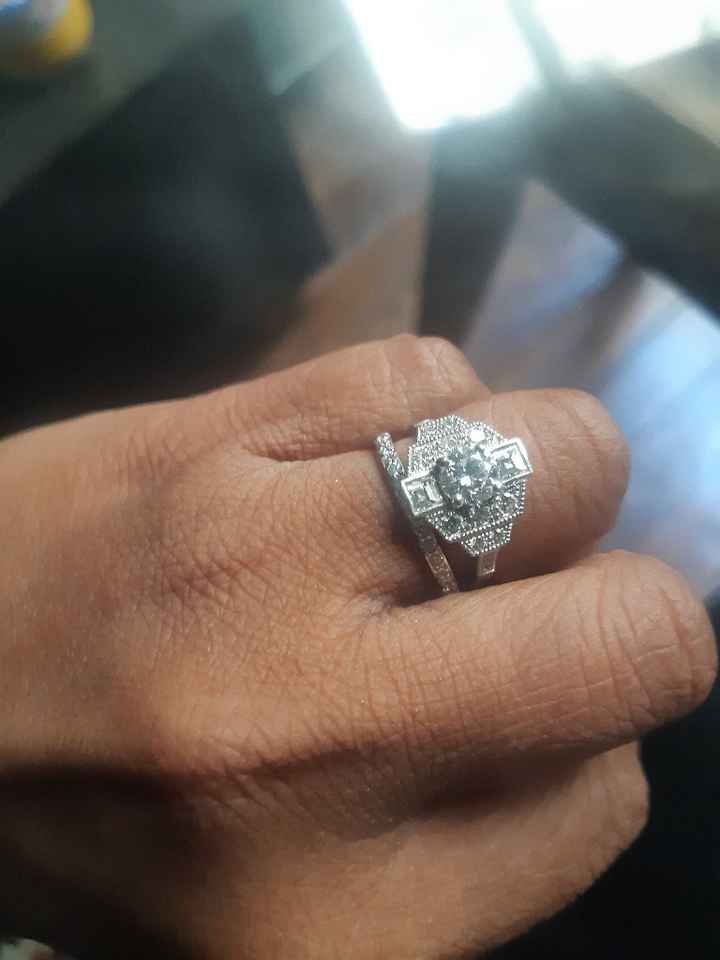 Choix d'une bague de fiancailles et d'une alliance qui ne s'emboitent pas parfaitement? - 1