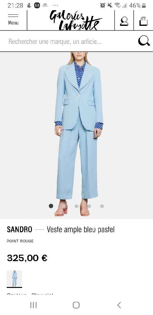 Costume/ tailleur femme bordeaux - 1