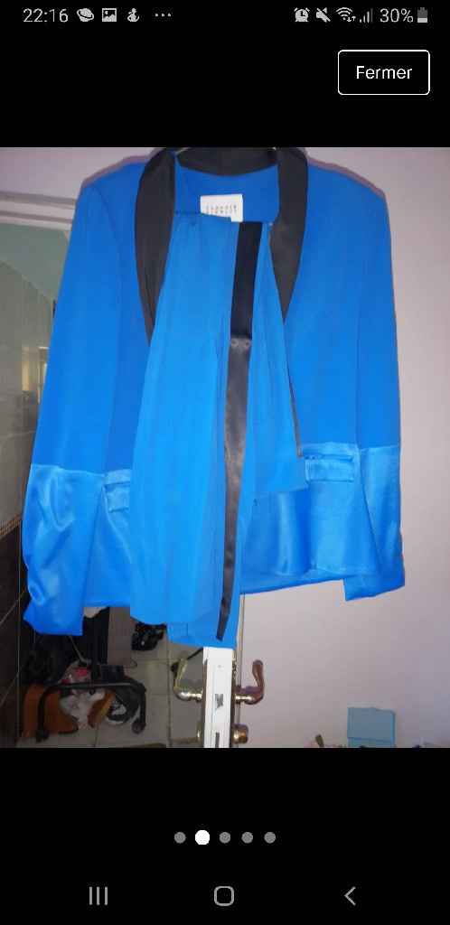 Costume/ tailleur femme bordeaux - 1