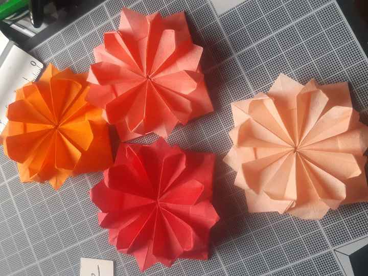 Décoration : porte-nom en origami - 4