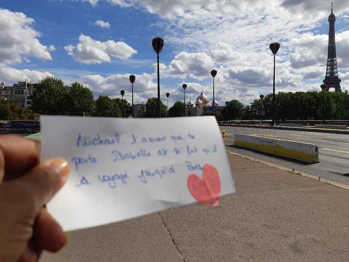 Love notes tour Eiffel-vos demandes d'ici le 23.07 - 1