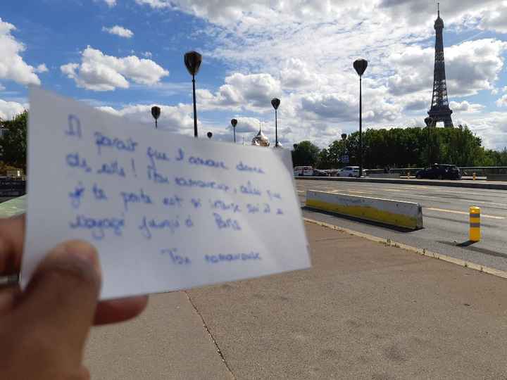 Love notes tour Eiffel-vos demandes d'ici le 23.07 - 1