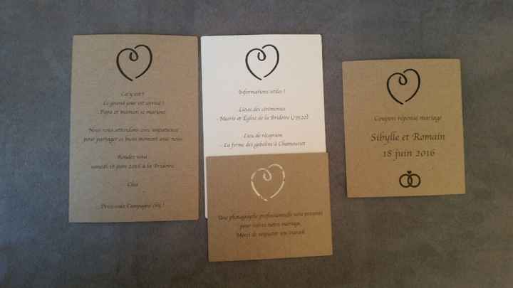 Faire part terminés ! - 2