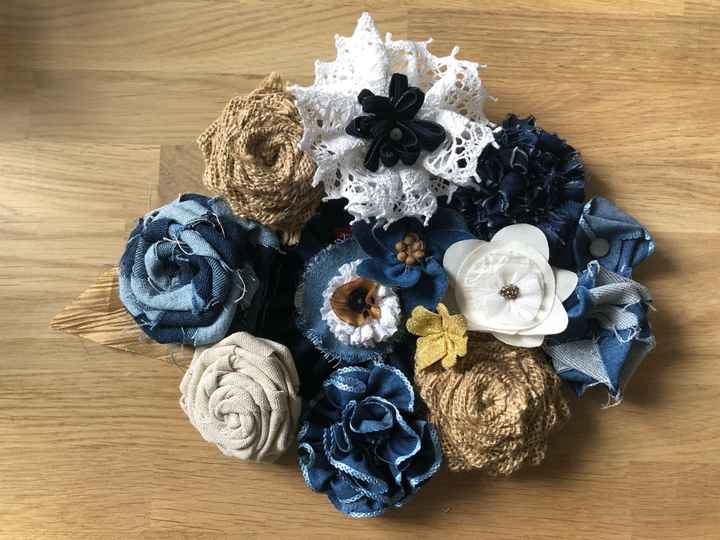 Thème blue Jeans et blanc Denim - 1