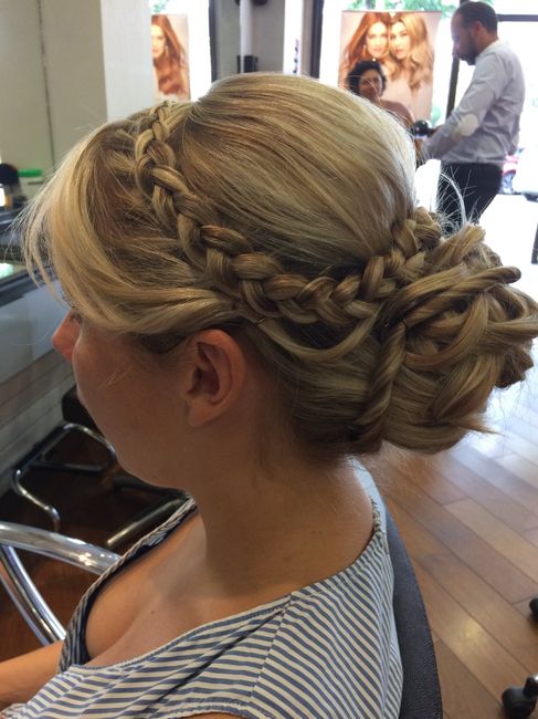 2nd essai coiffure à 3 jours du mariage - 3