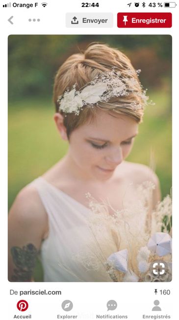 J'ai craqué !!! J'ai tout fait couper, je serai donc une mariée aux cheveux courts! 9