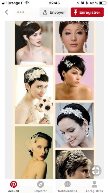 J'ai craqué !!! J'ai tout fait couper, je serai donc une mariée aux cheveux courts! 11
