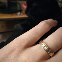 Bagues de fiançailles. - 1