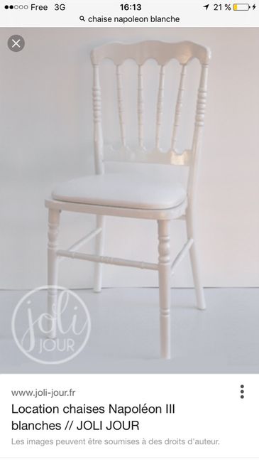 Comment sont vos chaises - 2