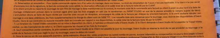 Problème prestataire il nous demande 500 euros en plus - 1