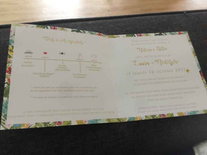 Voilà le faire part avec la nouvelle date - 2