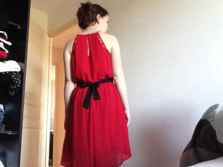 Le dos de ma robe