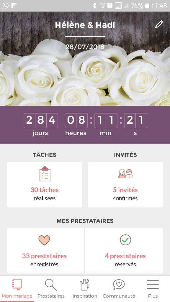Combien de jours reste-il à votre compteur de mariage ? - 1