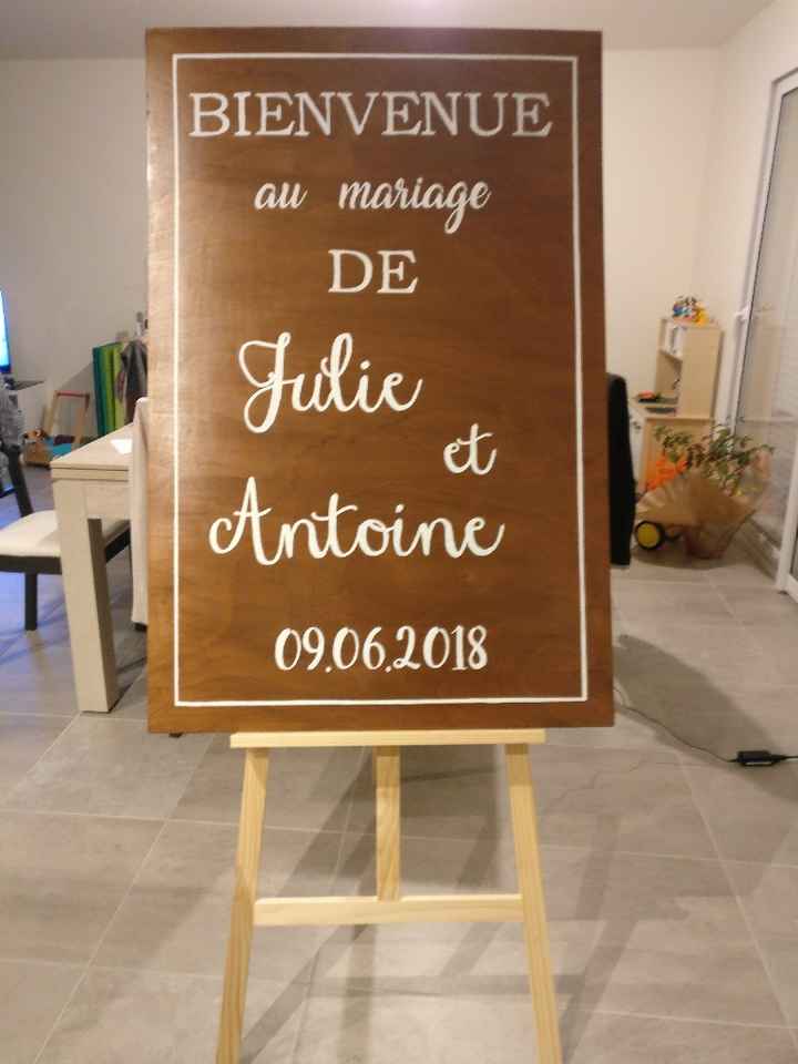 Panneau de bienvenue diy !! - 1