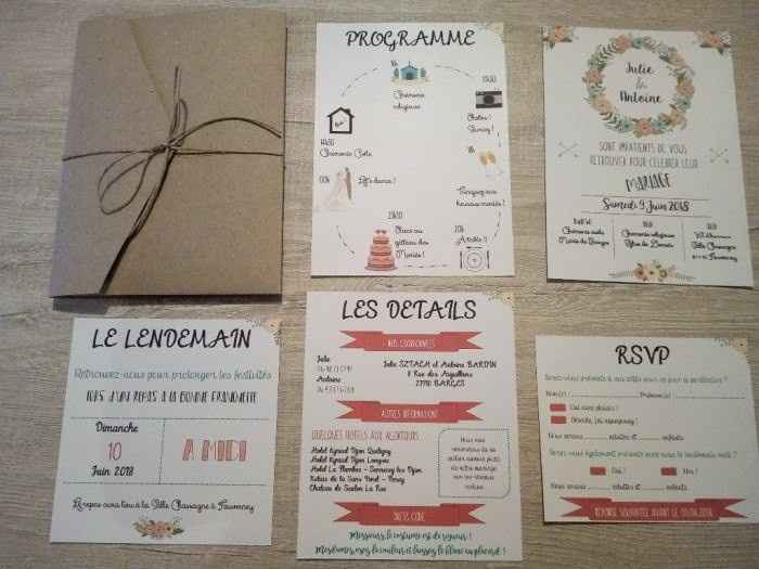 Faires parts maison - 2