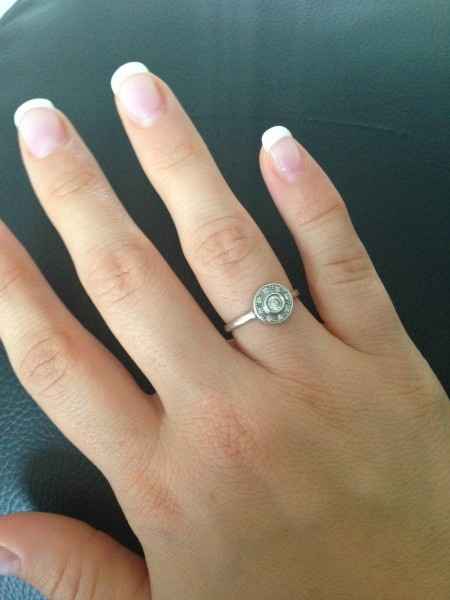 voila ma bague de fiancailles