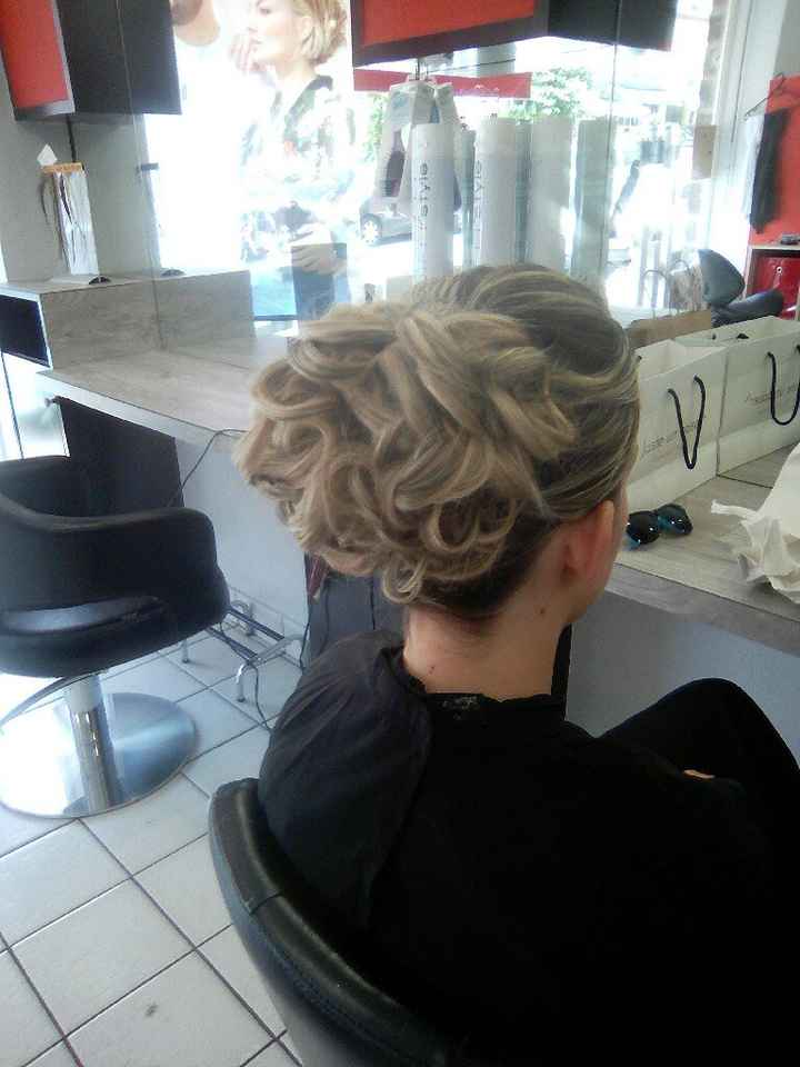 Deuxième essai chignon - 2