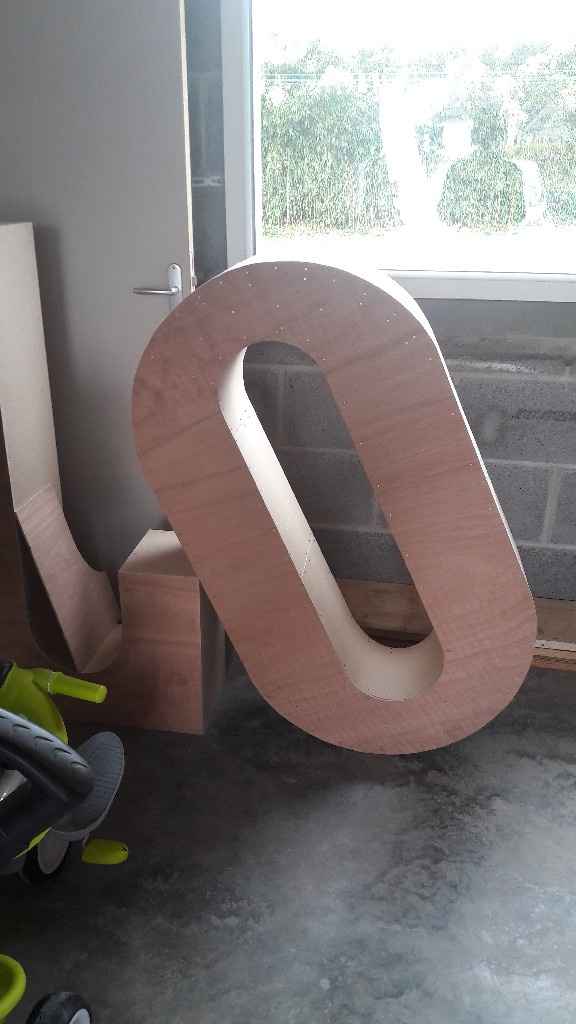 Roses pour lettres géantes ... diy !!! - 1