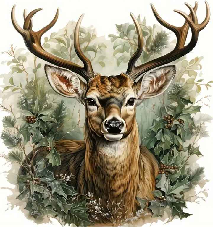 Le cerf, notre fil conducteur du mariage en partie