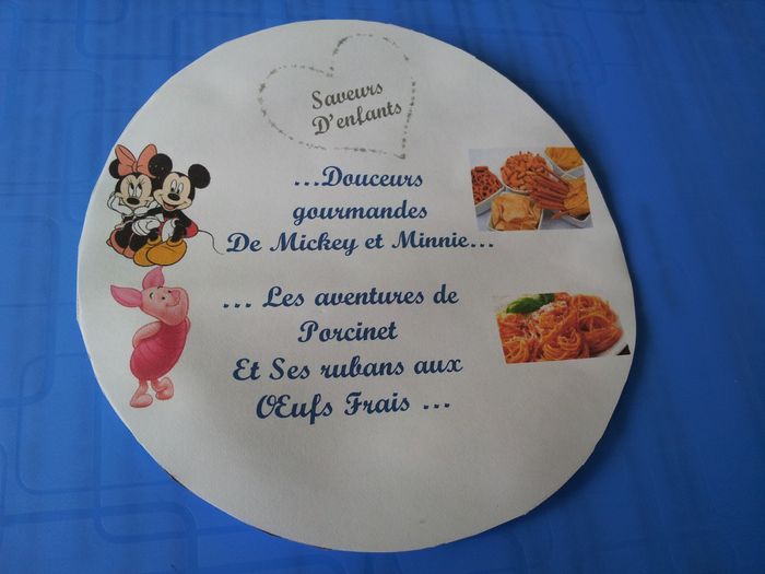 Menu enfant