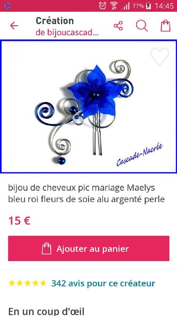 Bijoux de cheveux ... - 1