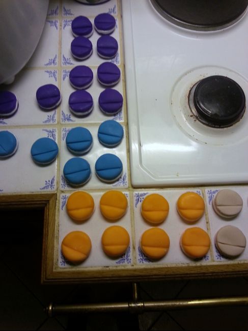 Macarons marque-places 