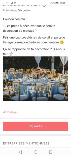 Capture l'image du GIF et découvre quelle sera ta décoration de mariage ! 9