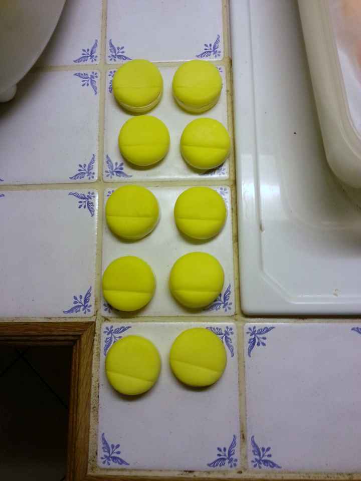 Macarons marque-places 