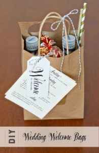 Idée de Welcome bag