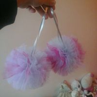 Mes pompons pour les banc de l eglise - 1