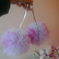Mes pompons pour les banc de l eglise - 2
