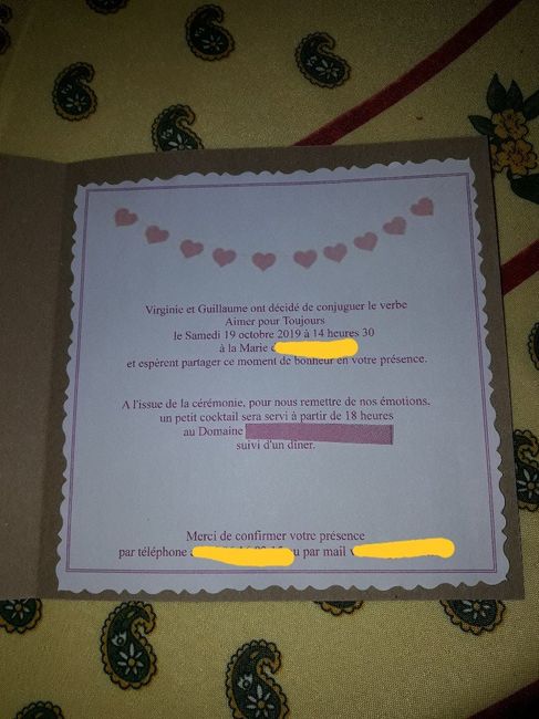 Essai diy faire part - 2