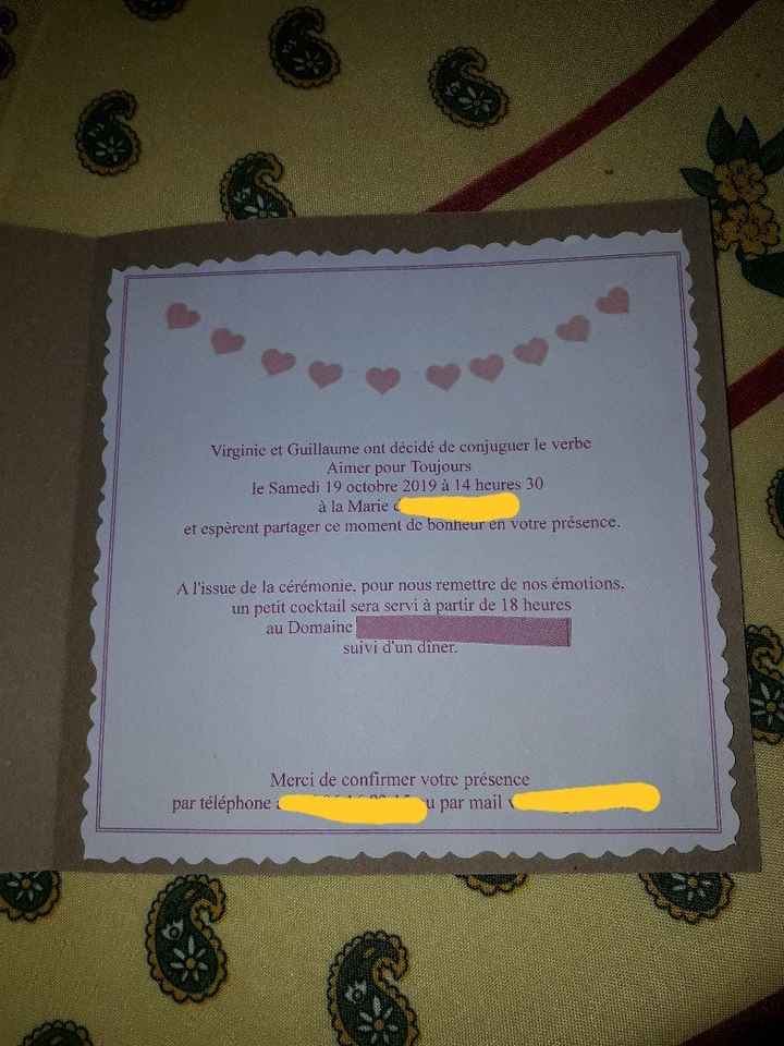 Essai diy faire part - 2