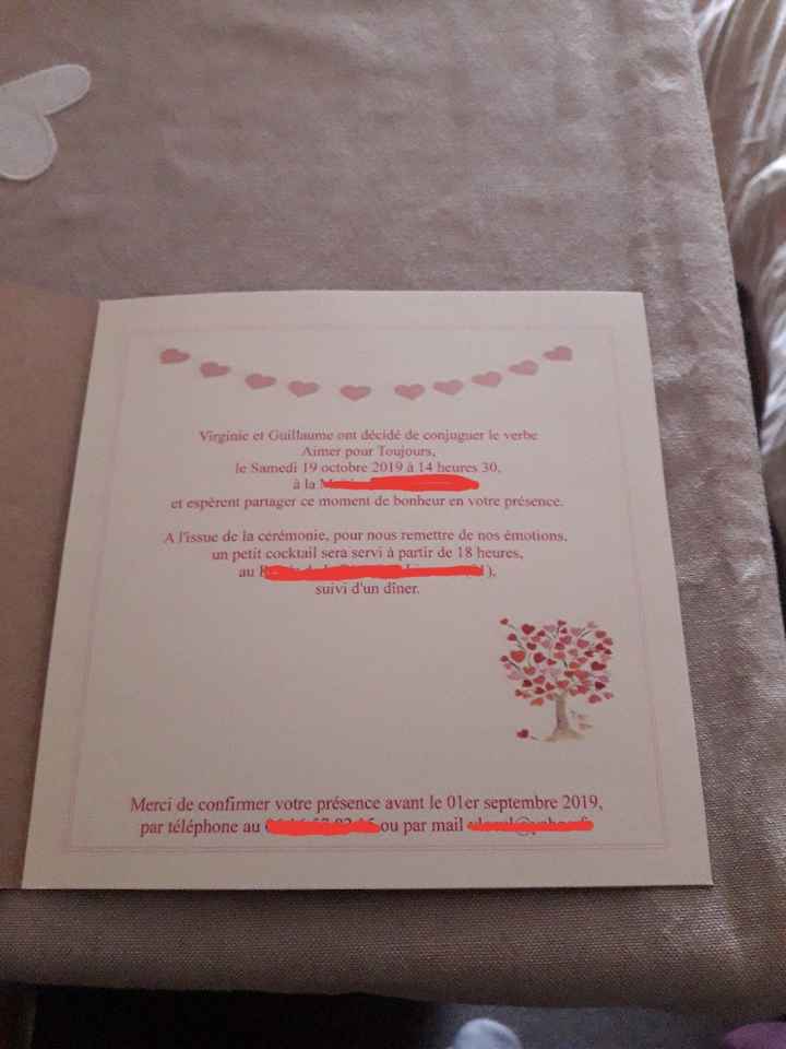 Faire part terminé - 1