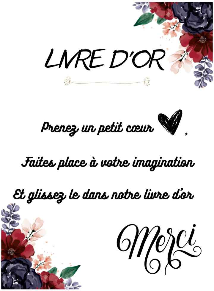 Livre d'or et urne - 1