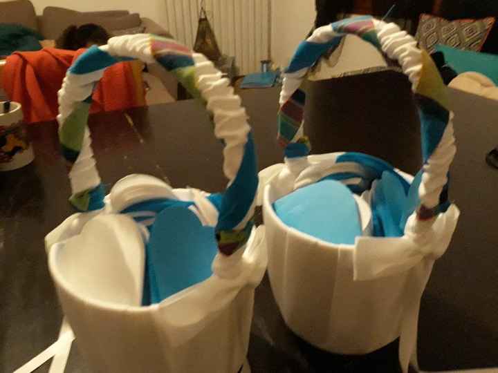 Mes petits paniers blancs customisés - 1