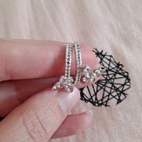 Bague fiançailles Pandora et Alliance Svaroski avis - 2