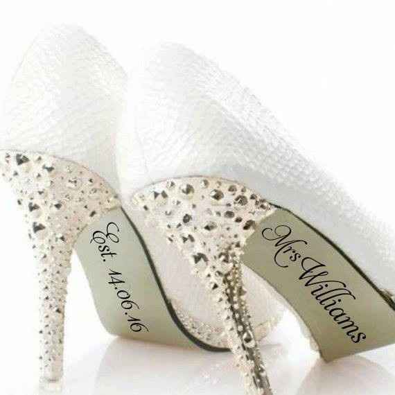 Chaussure mariage / Stickers