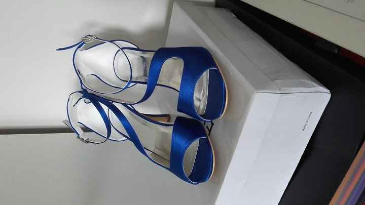 Chaussures bleues - 1