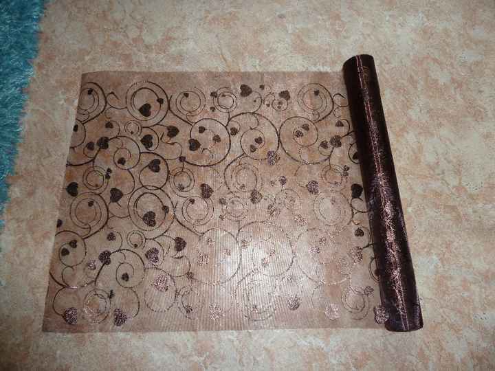 Notre chemin de table coeur