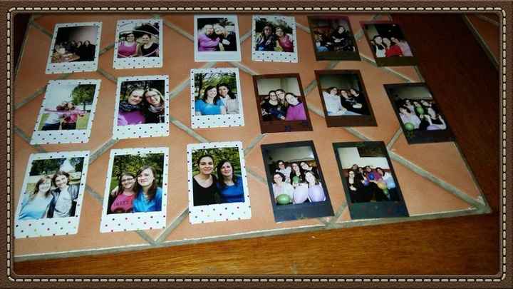 Polaroid lors de mon EVJF