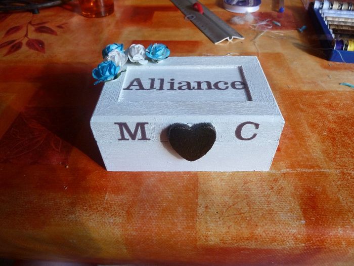 Boite pour alliances