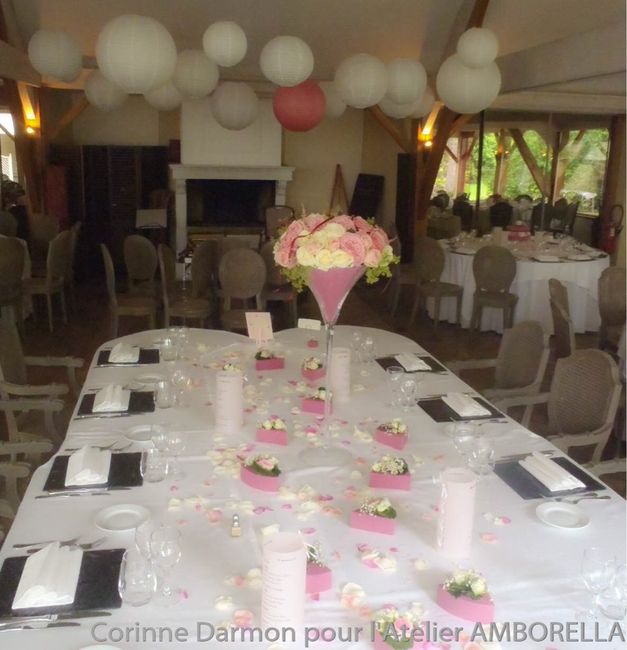 Essais de mes centres de tables - 2