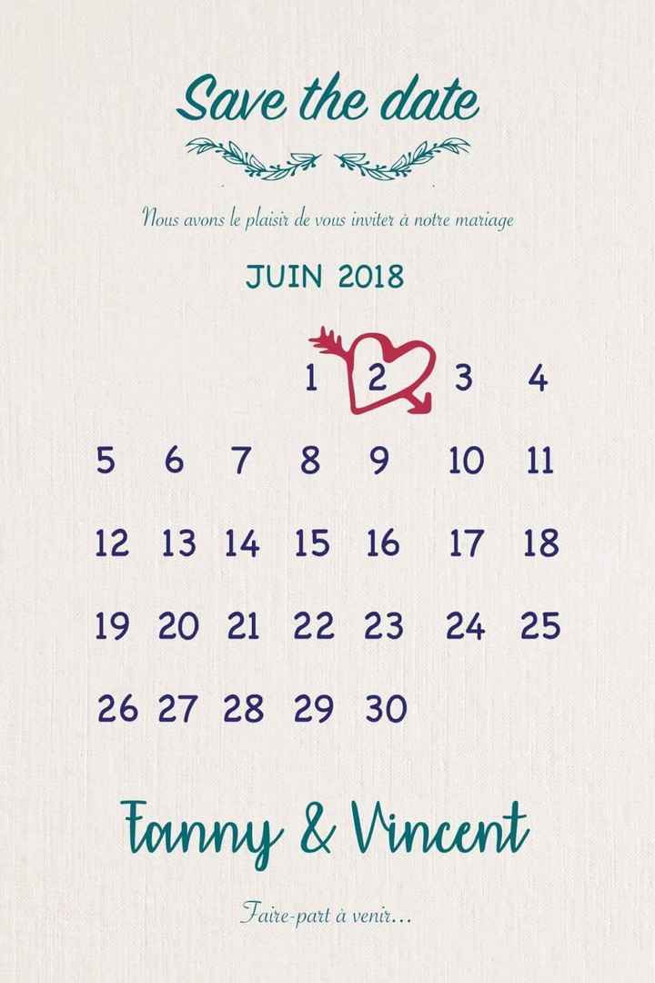  Save the date - 1