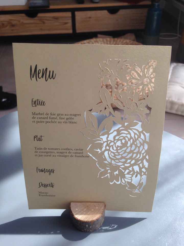 Nos menus 😍🤗 ! - 1