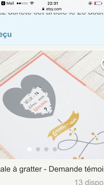 Comment l'avez-vous annoncé à vos témoins ? 4