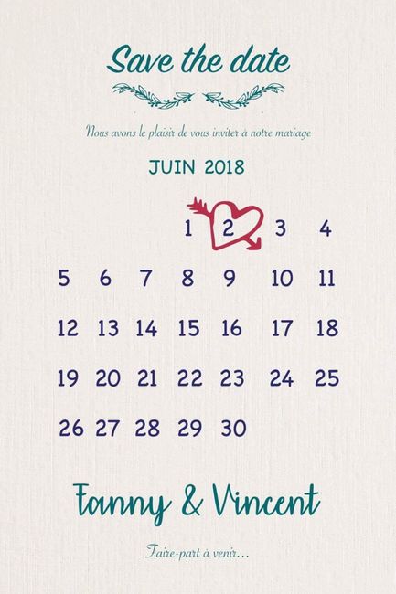  Save the date - 1