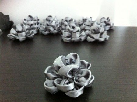 Fleurs satin