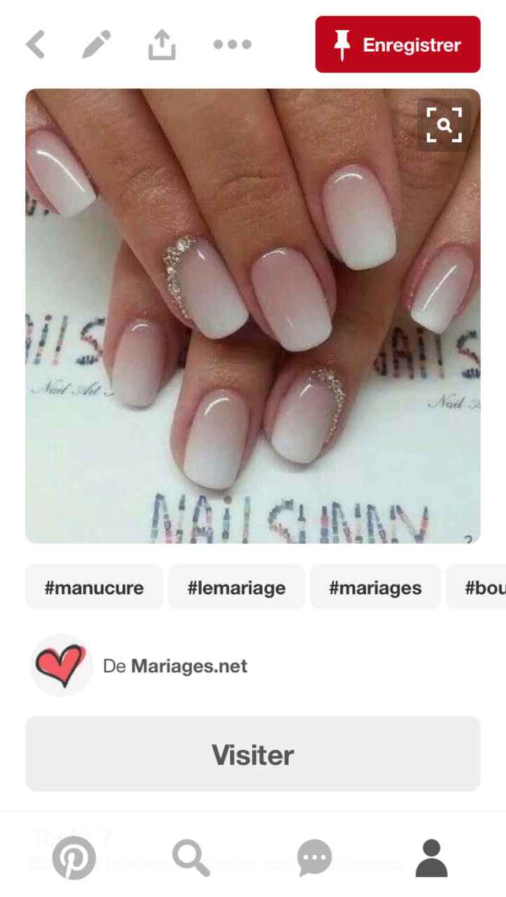 Les ongles pour le mariage 😍 - 1